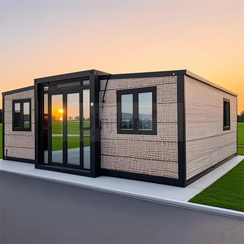Prefab Tiny House Modern Design Expandable Container House 40ft 20ft Home Office Container Homes Folding Room Garden Rooms