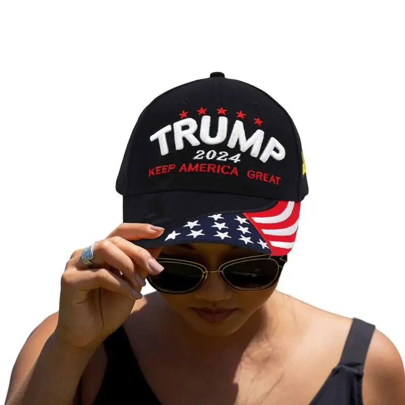 

U.S. 2024 Trump Presidential Election Cap Baseball Cap Adjustable Snaback Cotton Sports Hat