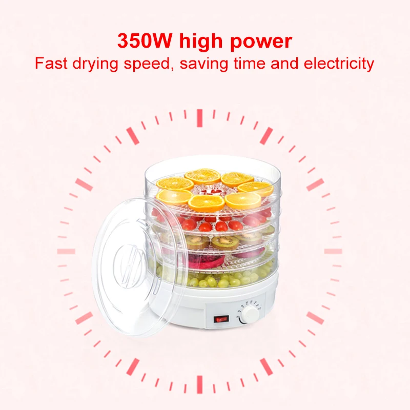 Household Fruit Food Dryer Vegetable Fruit Dryer Food Dehydrator Multifunctional Kitchen Dehydrator pet Snack dryer 2