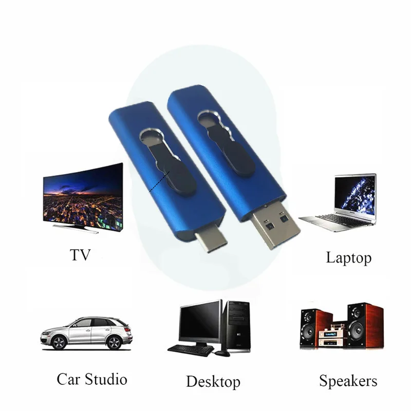 10 / Ʈ /PC  C OTG 2 In 1 USB ÷  ̺ 2.0 Type-C 128GB 64GB 32GB 16GB Pendrives Custom Logo Gif