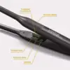 KIPOZI Titanium Small Hair Straightener Short Hair Pixue Cut Titanium Dual Voltage Flat Hair Iron Thin Pencil Beard Straightener 6