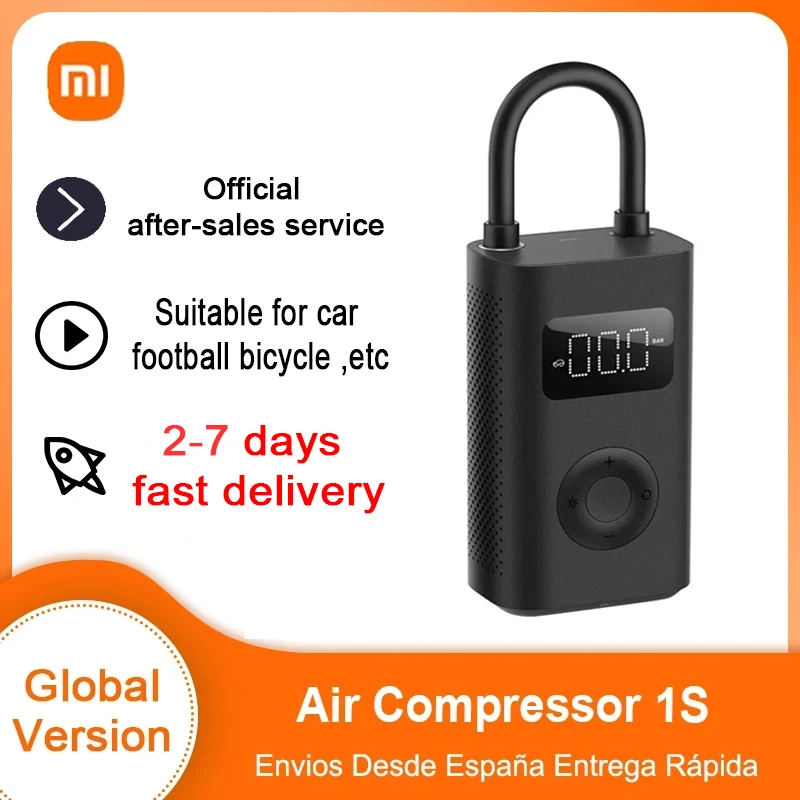 Xiaomi Mi Portable Air Compressor 1S Digital Tire Inflator Electric Air