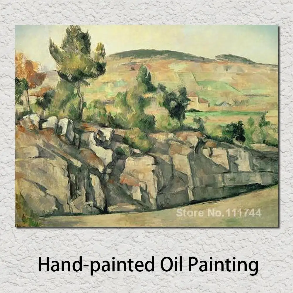 

Artwork of Paul Cezanne Hillside in Provence Modern Paintings Landscape Handmade High Quality