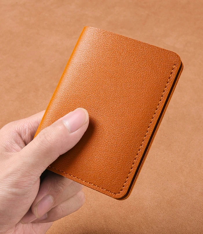 Classic PU Leather Wallet - Ultra Thin Mens Credit Card  Coin Purse