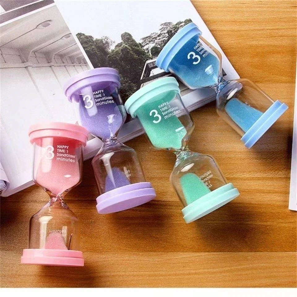 Clessidra, timer for sabbia, 3 minuti/5 minuti/10 minuti/15 minuti/20 minuti /30 minuti/45 minuti/60 minuti Clessidra a colori, bambini for bambini, aula, cucina, giochi, decorazione for l'home office