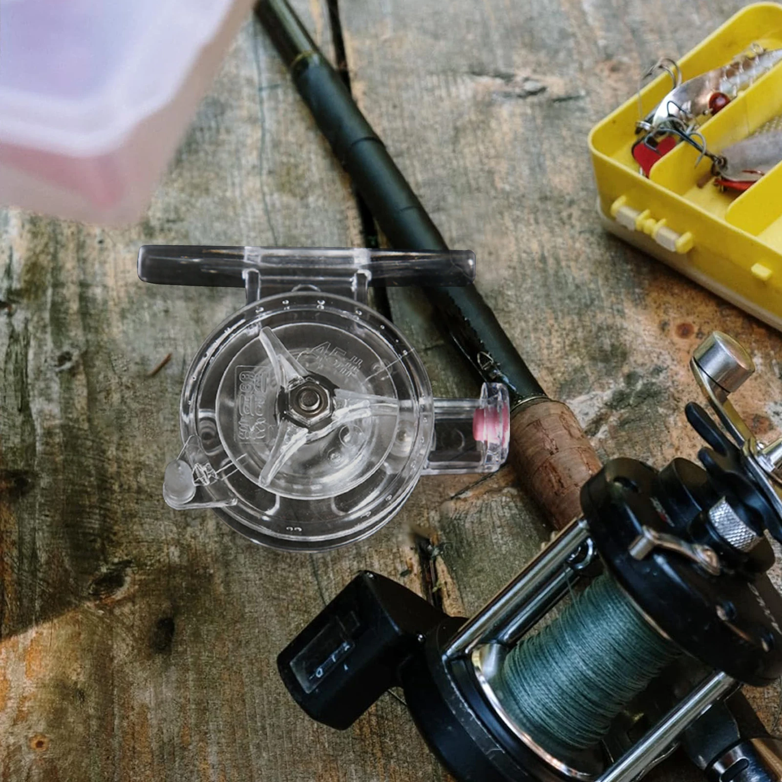 Fishing Reel Spinning Ice Fishing Wheel 45#/55# Casting Reel