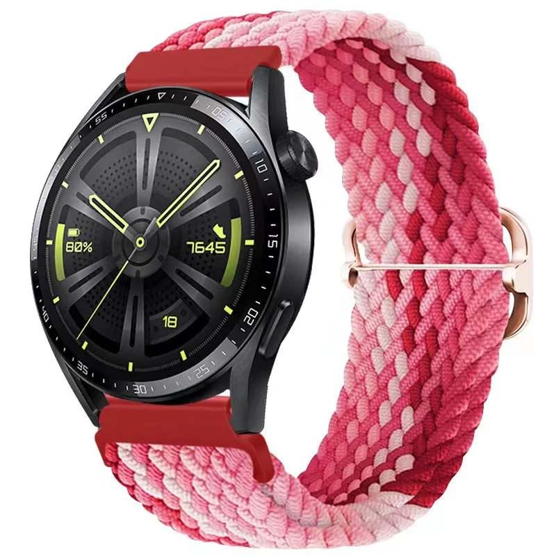 Adjustable Woven Nylon Watch Strap, 20mm/22mm - Universal Fit