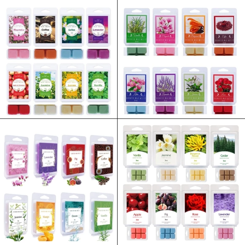 

8Packs of Scented Wax Melts Wax Cubes Wax Cubes for Home Fragrances Colorful Scented Cubes for Home Decorations