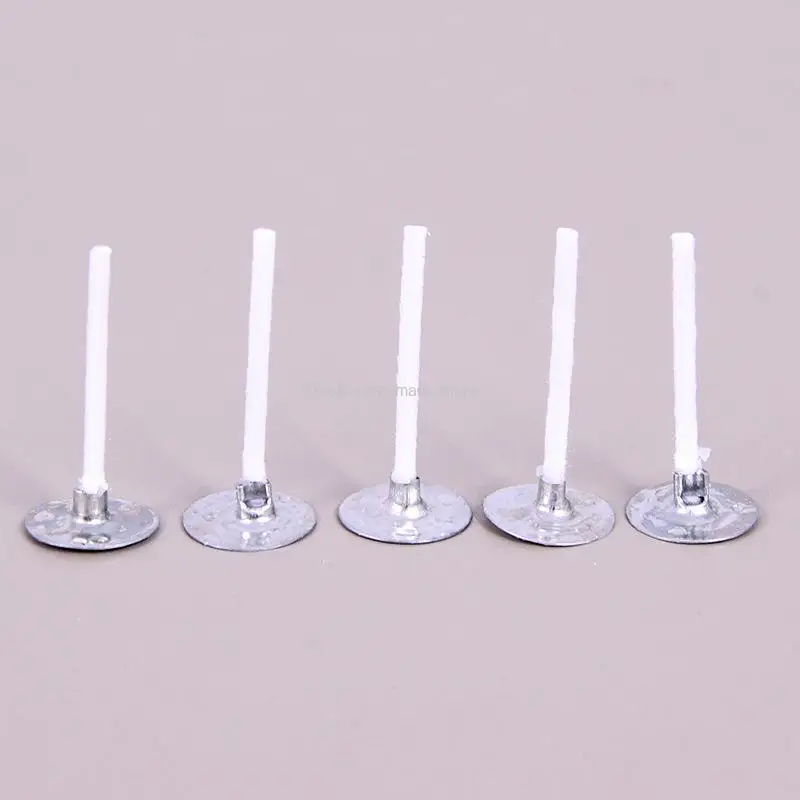 Multi-Size Cotton Wick Glass Bottles for Aromatherapy and DIY Candle Making - Set of 100