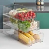 Kitchen Refrigerator Storage Box Drawer-type Fresh-keeping Box Food-grade Eggs and Meat Food Frozen Finishing Storage Box 2