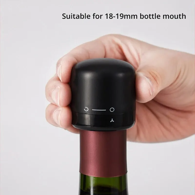 Wine Bottle Stoppers Black Sealing