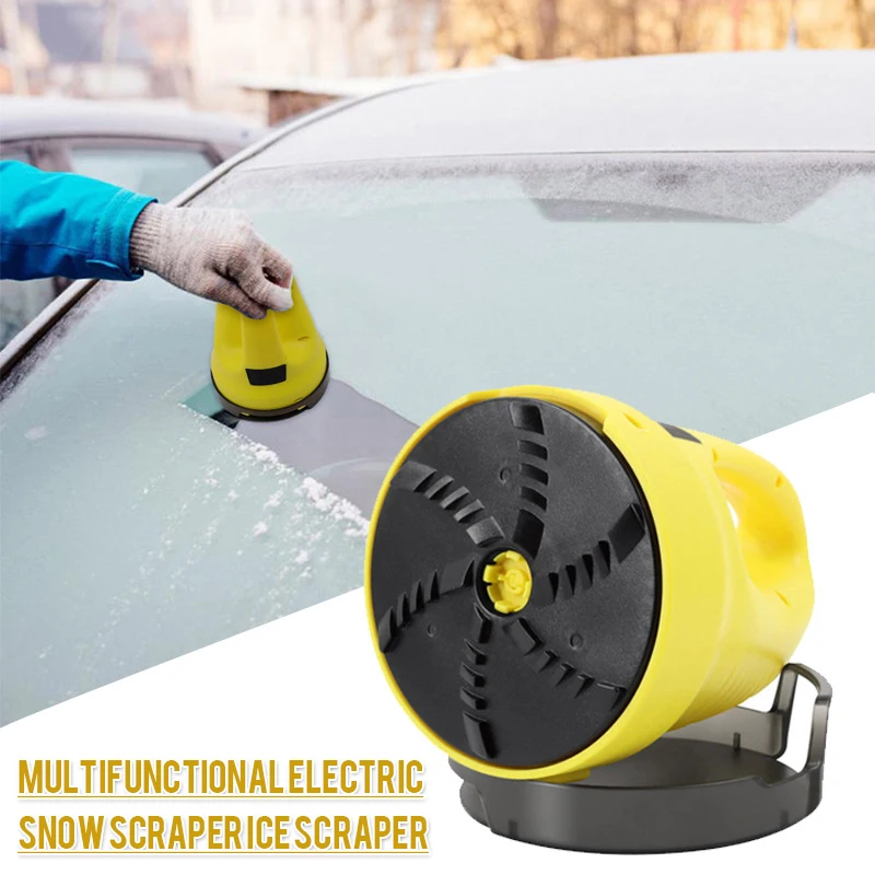 1pc Electric Snow Scraper Durable Chargeable Winter Auto Window Shovel Portable Windshield Defrosting Cleaning Tool | Автомобили и
