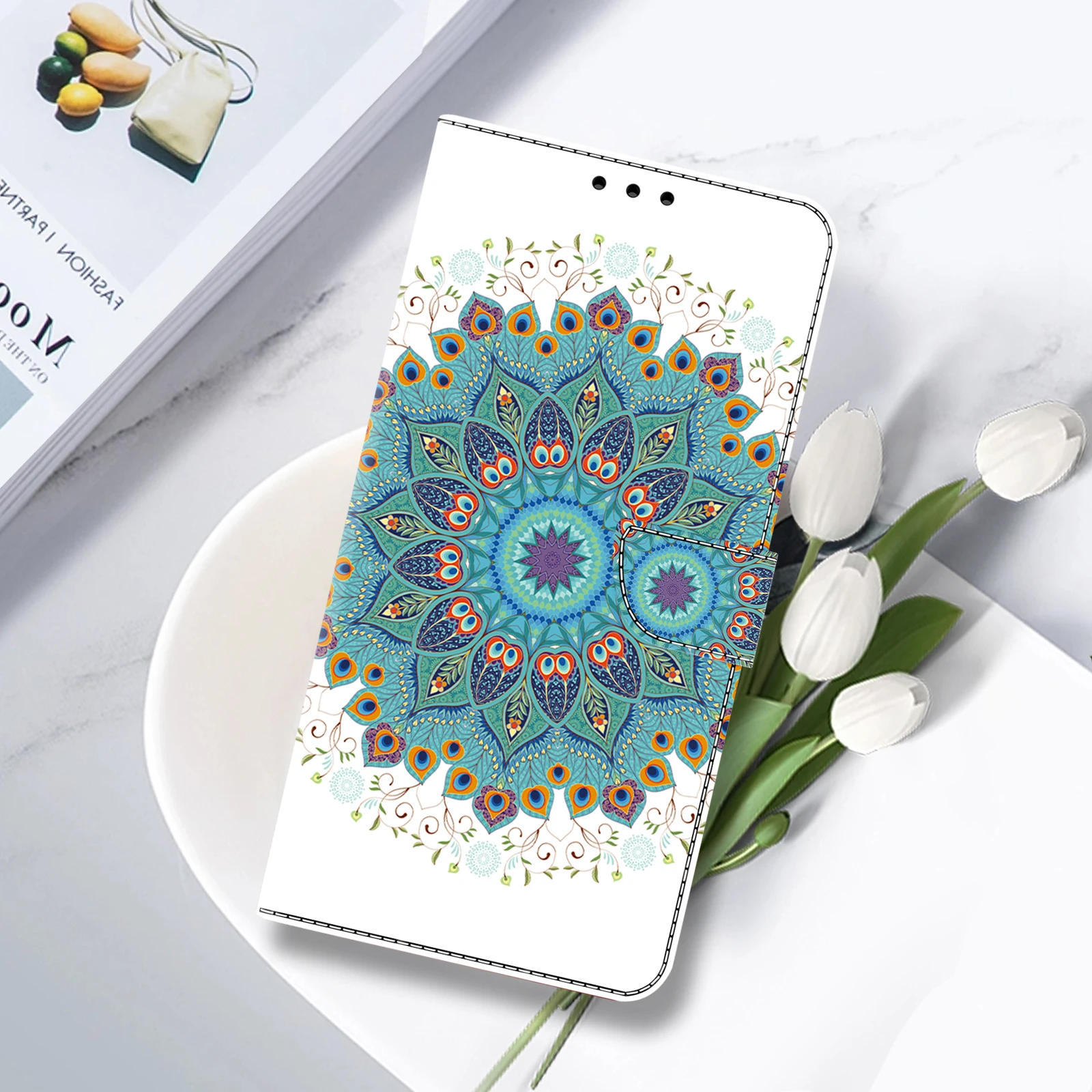 3D Magnetic Wallet Flip Leather Phone Case