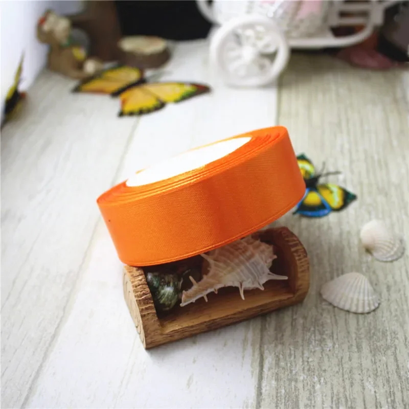 Luxurious Silk Satin Ribbons for Crafts, Gift Wrapping, and Decorative Elegance - 22 Meters