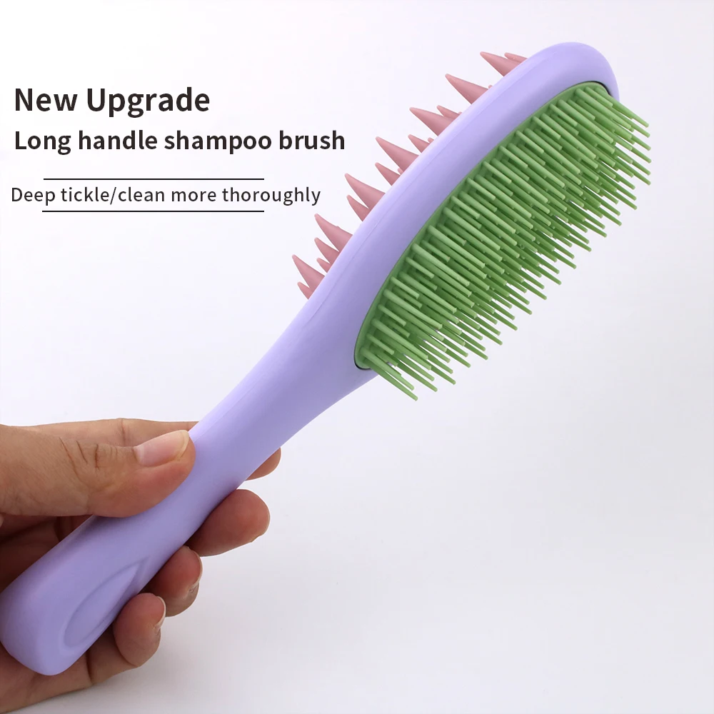 Dual-Sided Shampoo and Brush Comb