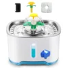 2.4L Pet Cat Drinking Water Fountain with LED Lights Motion Sensor Dogs Dispenser Automatic Feeder Container(USB Interface)