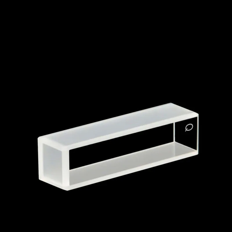 2Pcs 10mm Path Length JGS1 Quartz Cuvette Cell With Lid For Spectrophotometers