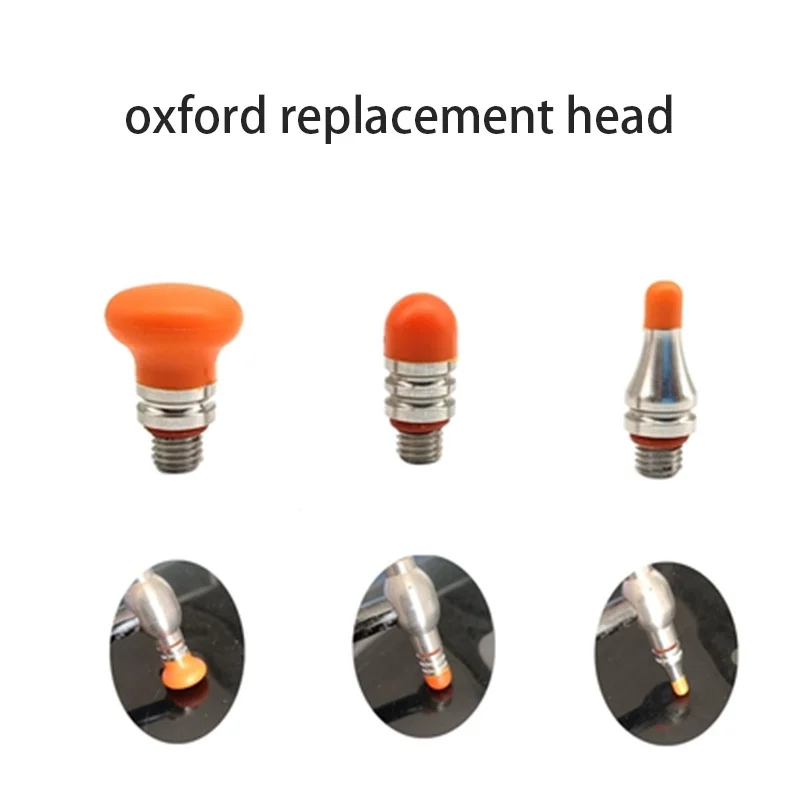 3Pcsauto Body Strumento Di Riparazione Ammaccature Senza Vernice Per Punte In Gomma Blend Hammer Tips Bundle Screw On Set Di Punte Intercambiabili Acc