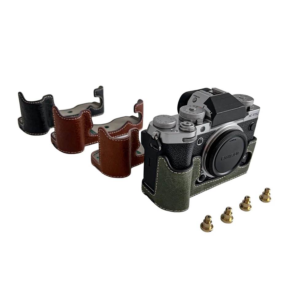 Xt5 Pu Camera Mezza Base Custodia Protettiva Per Fotocamera Fujifilm X-T5