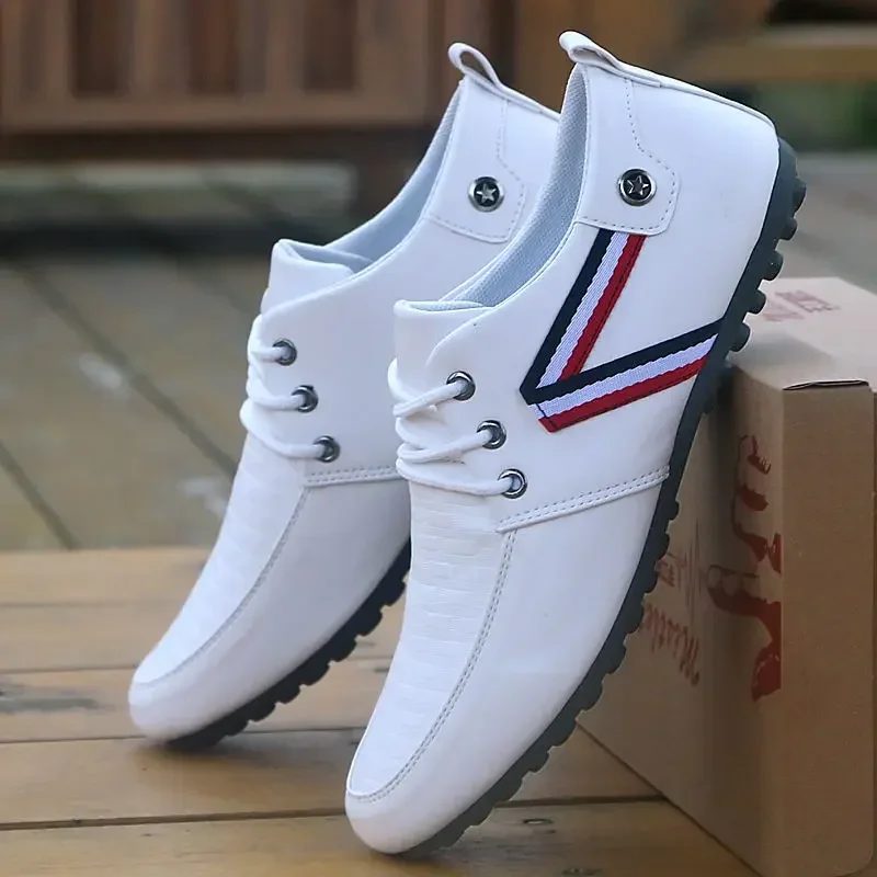 Breathable Solid Color Slip Men Driving Shoes Spring And Autumn Style mens shoes