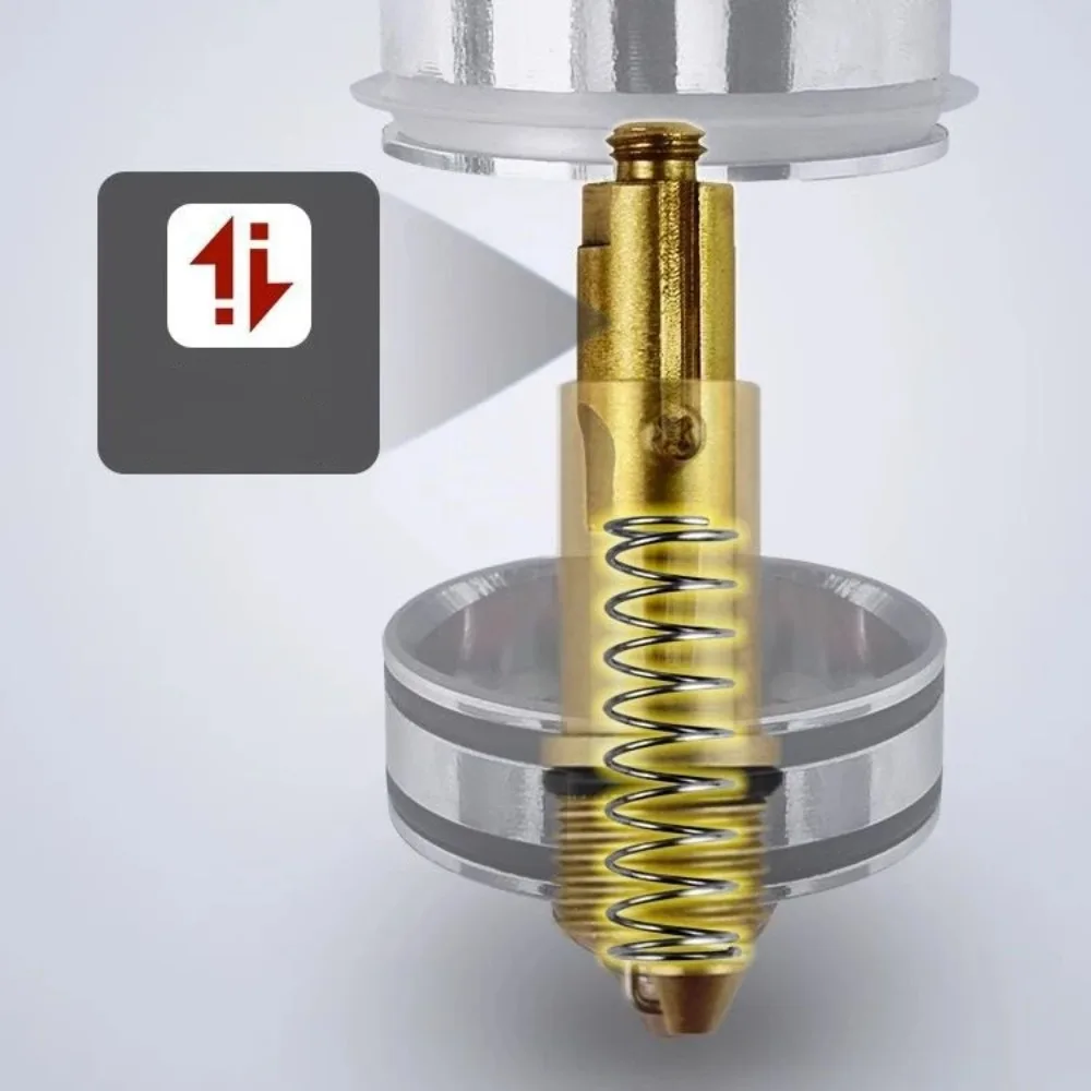 Brass Spring Loaded Drain Plug Click Clack Valve For Bathroom Sink