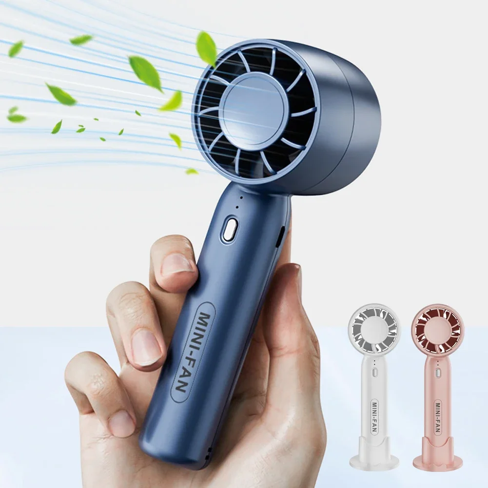 2025 New 400mAh Portable 3 Speeds Adjustable High Speed Fans Super Powerful Air Duster Rechargeable Mini Usb Handheld Turbo Fan