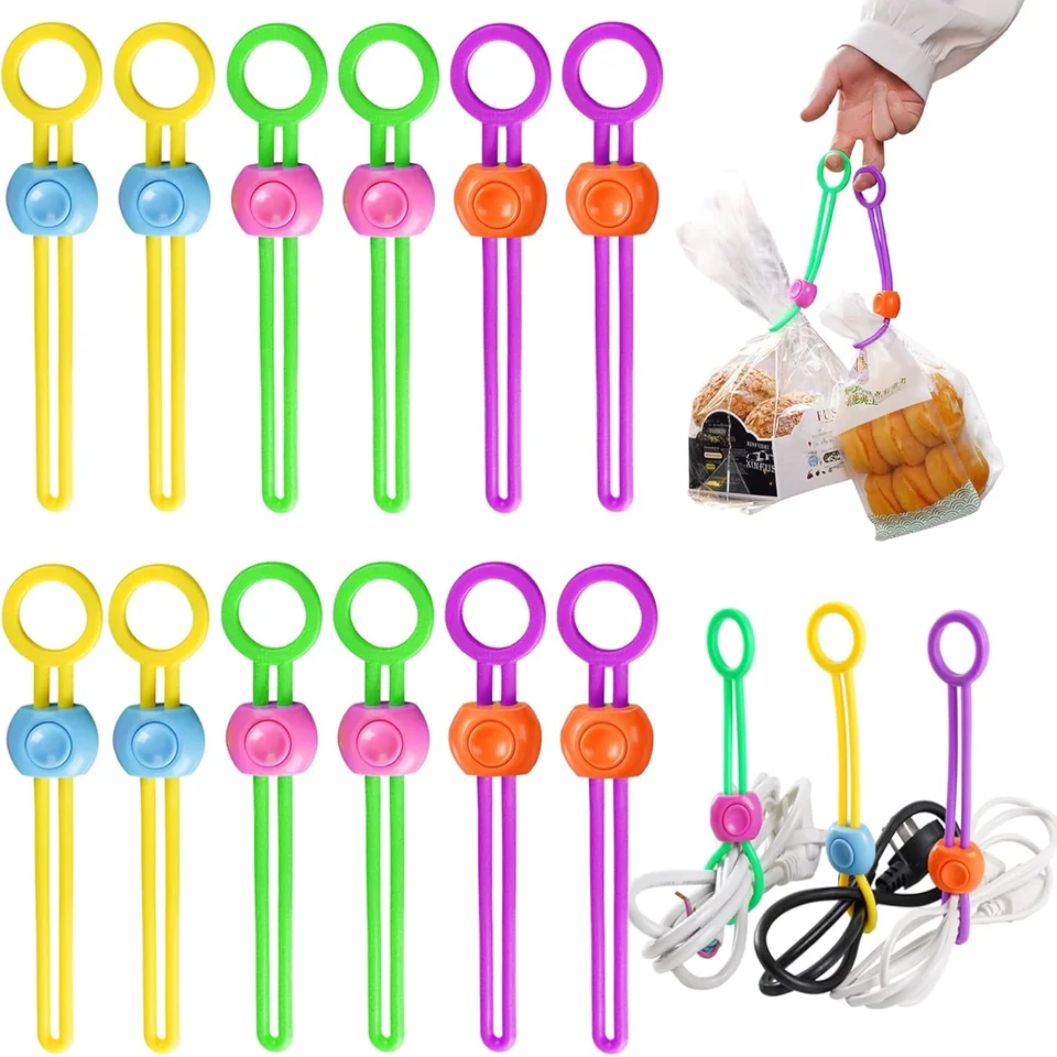 Multi Purpose Reusable Sealer Ties for Organization
