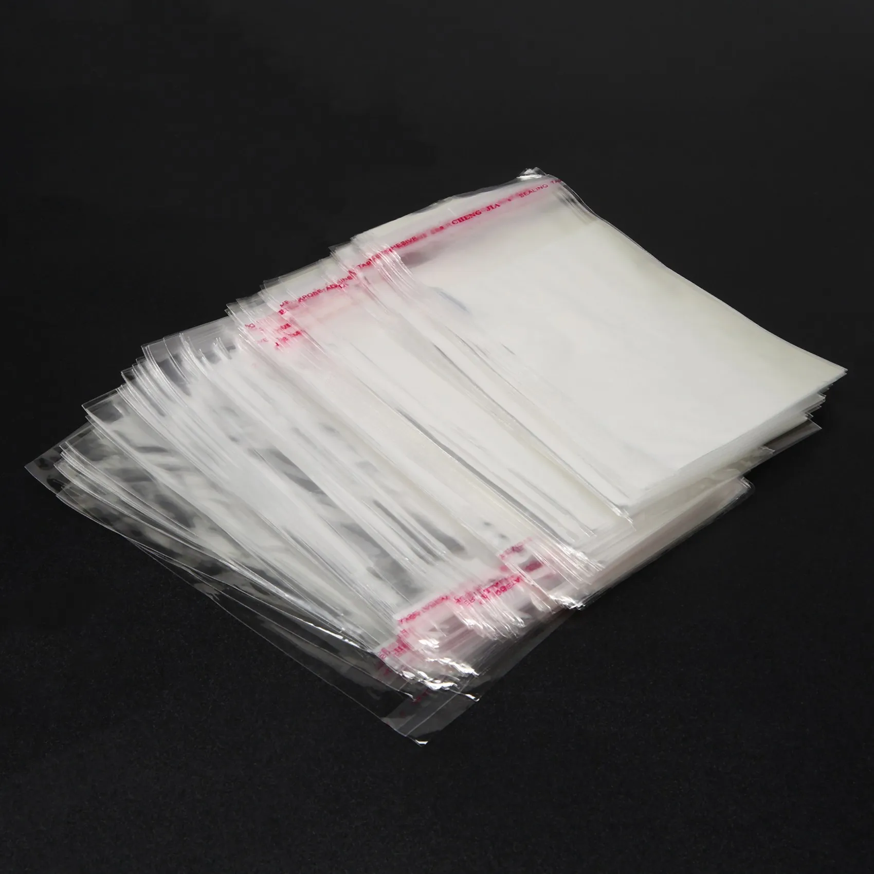 

200 Clear Self Adhesive 7cm x 13cm Peel and Seal Plastic Bags for Small Objects, Jewellery, Arts and Crafts Display Packaging