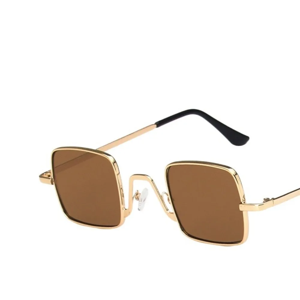 Fashion Retro Square Metal Children's Sunglasses Hip-hop Sun Protection Eyewear