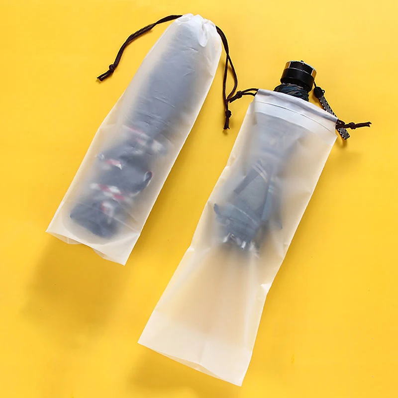 Umbrella Storage Bag Summer Frosted Bidirectional Portable Waterproof Wear And Dirt Resistant Drawstring Bundle Pocket umbrella storage bag umbrella cover