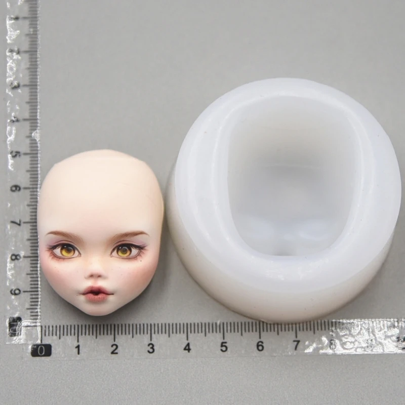 Elf Face Clay Molds for Elf Toy Epoxy Resin Casting DIY Handmade Craft silicone mold
