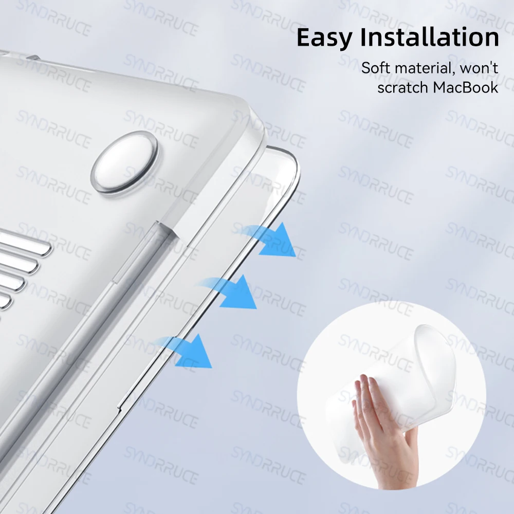 Sleek TPU Soft Laptop Carrying Case & Accessory Bag