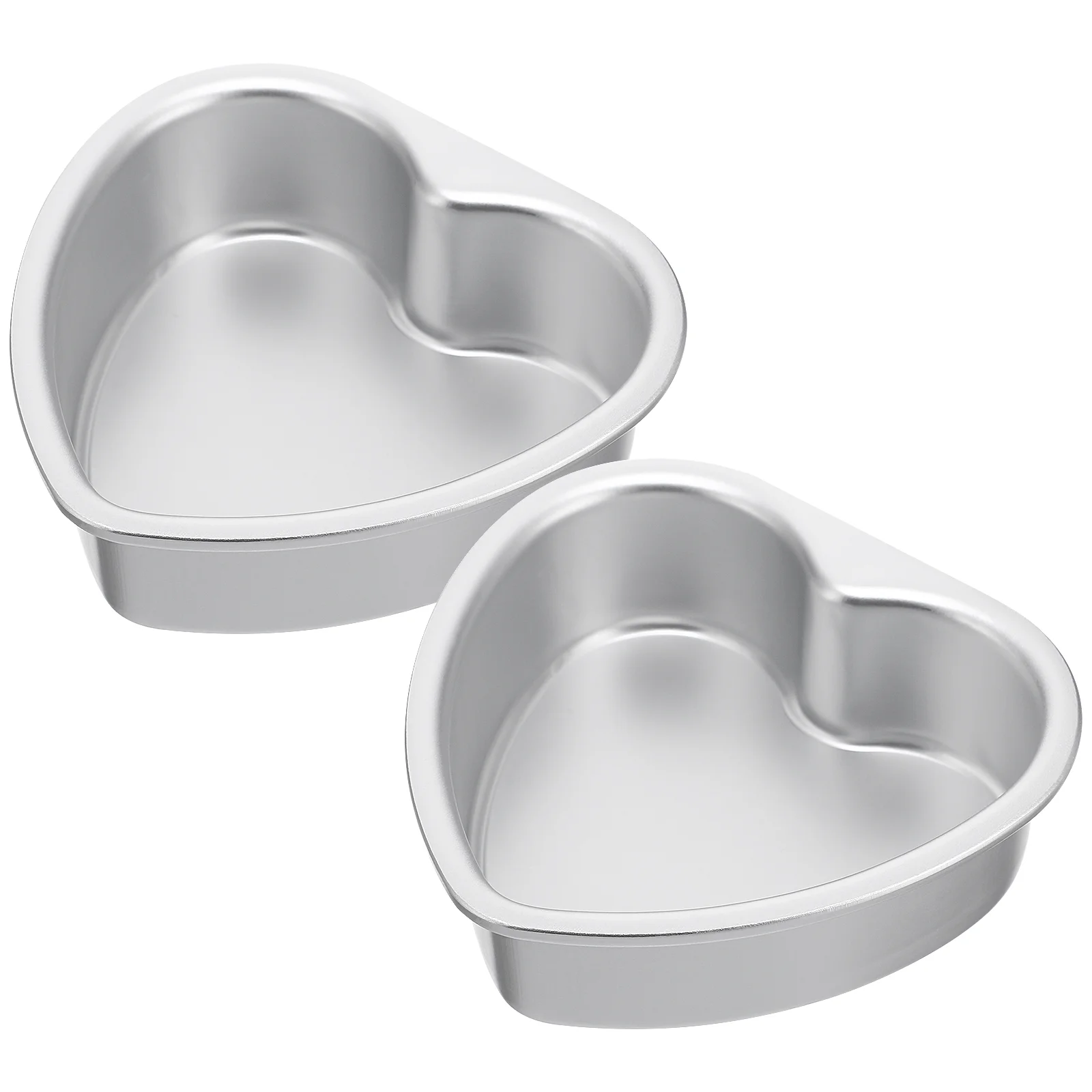 

Callaron Heart Shaped Cake Pans Removable Bottom Valentines Aluminium Pan Molds Diy Tin Muffin Chocolate