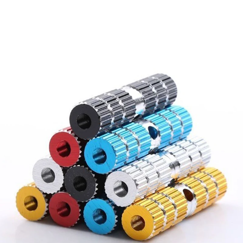 1 Pair Bike Pedals Axle Foot Rest Pegs Anti-Slip Aluminum Alloy BMX Mountain Road Cycling Bicycle Front Rear Socle Pedal ﻿