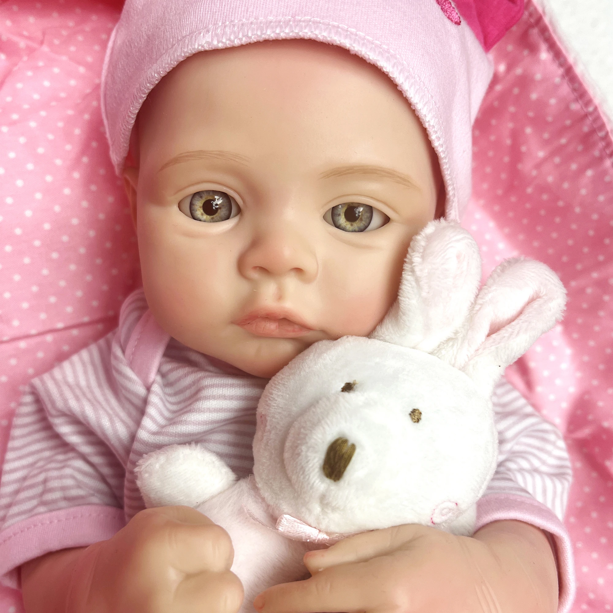 Reborn Baby Newborn 19 inch bebe reborn de silicone sólido molinho  ตุ๊กตายาง18 3D Skin Visible Veins Collectible Art Doll - AliExpress