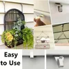 7Pcs Vinyl Side Hook, Heavy Duty Side Clip - Side Hanger for hanging on patio, no need to punch holes, outdoor hook 5