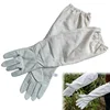 Beekeeping Gloves Anti-bee Anti-sting Breathable Protective Long Canvas Sleeve for Beekeeper Canvas Gloves Beekeeping Tools 3