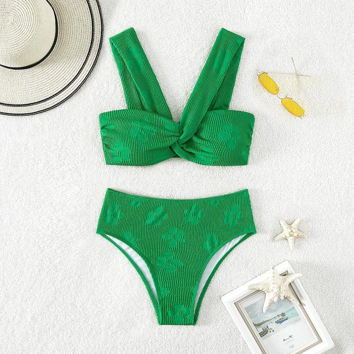 

Новый сексуальный комплект бикини с эффектом пуш-ап, купальник с высокой талией, Женский треугольный микро купальник, бикини, Бразильский купальный костюм, женский белый купальный костюм 2024