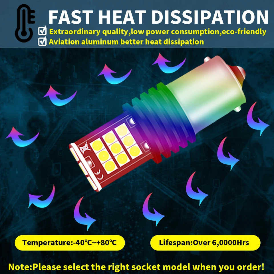 1156 7506 LED ����Ʈ ĵ����, ������ �÷��� ����, ���� ���õ� ���� ����, Ǫ�� 206 307 5008 508 107 407 308 SW, P21W, BA15S, 12V, 2 ��