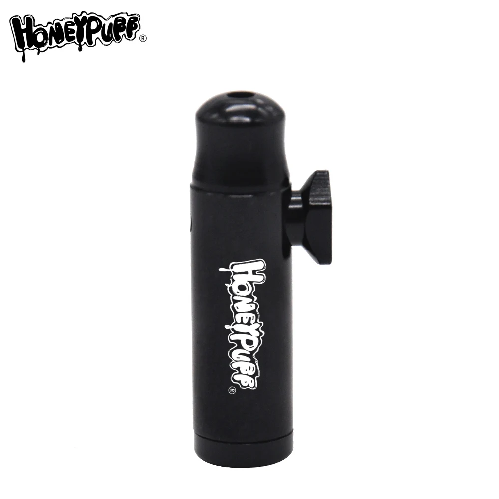 HONEYPUFFAluminumRoundBulletSnuffSnorterDispenserPowderBoxes