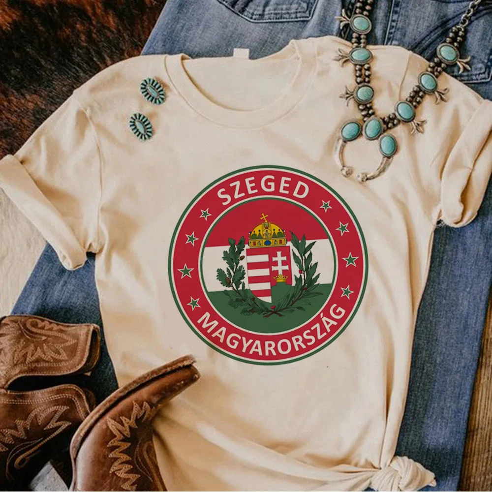 

Hungarian t shirt women designer funny t shirt girl graphic y2k harajuku clothing