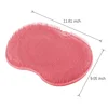 Silicone Rub Back Brush Bathroom Non-slip Wash Foot Pad Massage Shower Mat with Sucker Bath Massage Foot Exfoliating Brush Pad 3