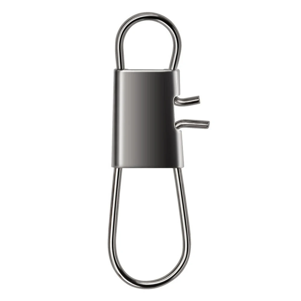 50 stücke Carbon Stahl Angeln Stecker Angeln Snap Pin Rolling Swivel Angeln Köder Tackle Angeln Haken Werkzeug Snap – Detail 7
