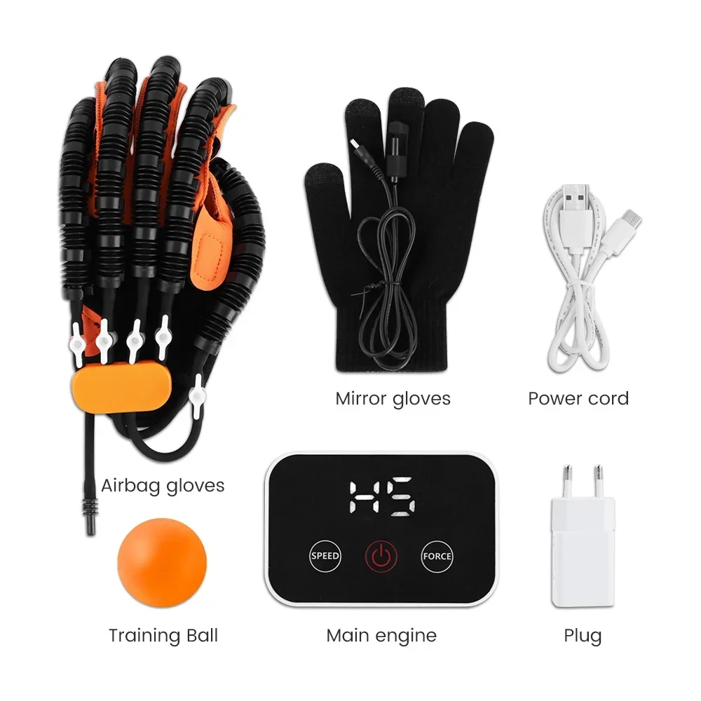 Multifunctional Hand Rehabilitation Robot Gloves Hand Trainning glove Hemiplegia Finger Rehabilitation Robot Training Glove 2