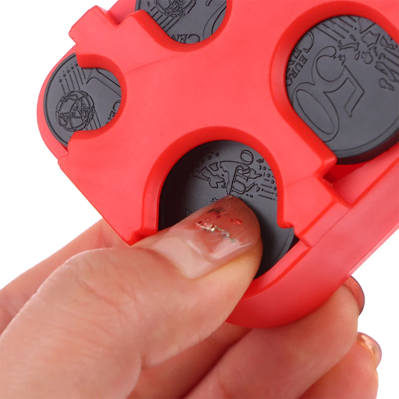 Mini Euro Coin Dispenser and Wallet Organizer