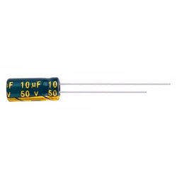 20pcs/lot Higt quality 50V10UF 50V 10UF 5*11MM  low ESR/impedance high frequency aluminum electrolytic capacitor 50V 10UF 5*11MM