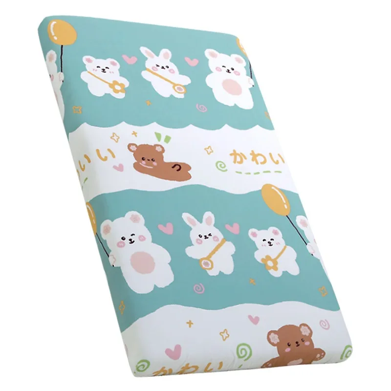 85*50*5cm Newborns Baby Fitted Sheet Crib Bed Cover Fitted Bassinet Sheets Mattress Cover Cradles Removable Bedding 140*70*5cm