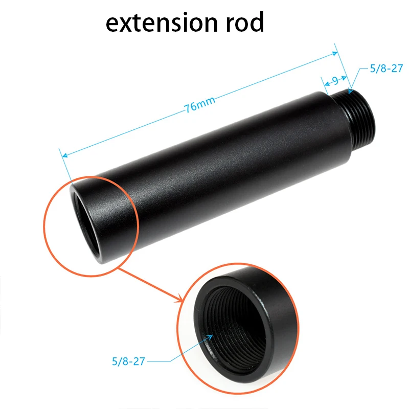 

Удлинитель микрофона с кронштейном для фокусировки, аксессуары от 5/8 до 3/8