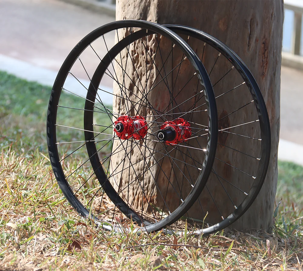 ボルニー-チューブレスマウンテンバイクホイールセット,クイック