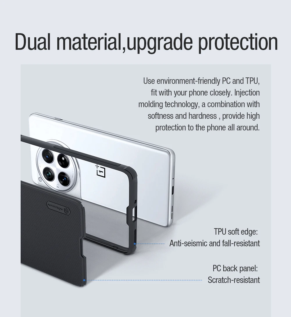 For OnePlus 12 Case Super Frosted Shield Pro MagSafe Case Ultra-Thin Magnetic Wireless Charging Case Back Cover For One Plus 12